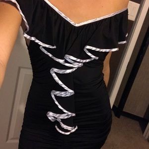 Frilly tight dress